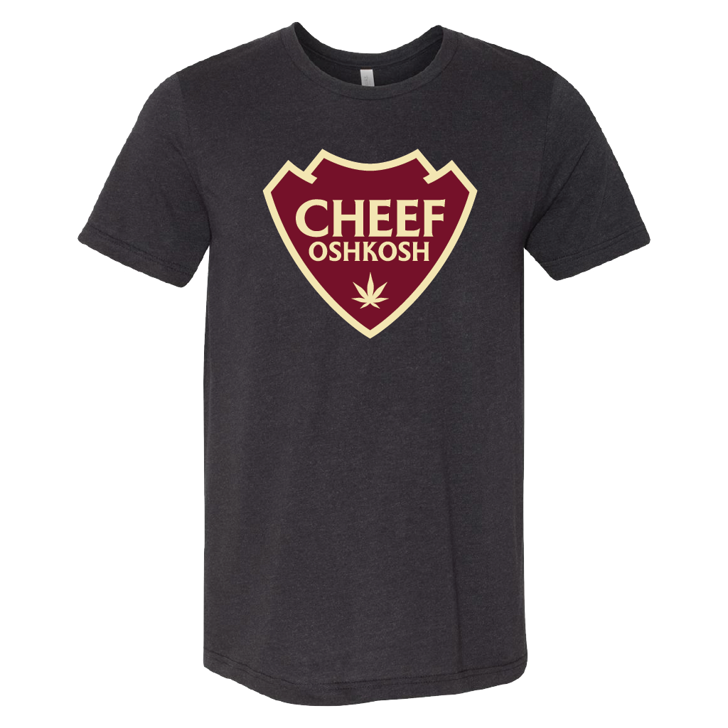 Black Heather Cheef Oskosh T-Shirt Unisex