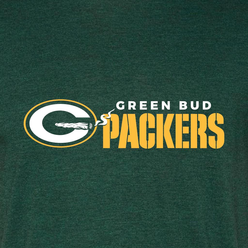 Emerald Green Bud Packers Horizontal Design T-Shirt Unisex