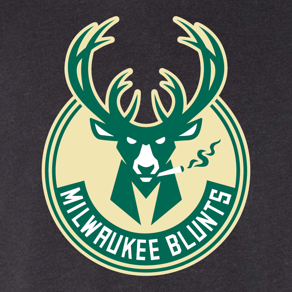 Black Heather Milwaukee Basketball Blunts T-Shirt Unisex