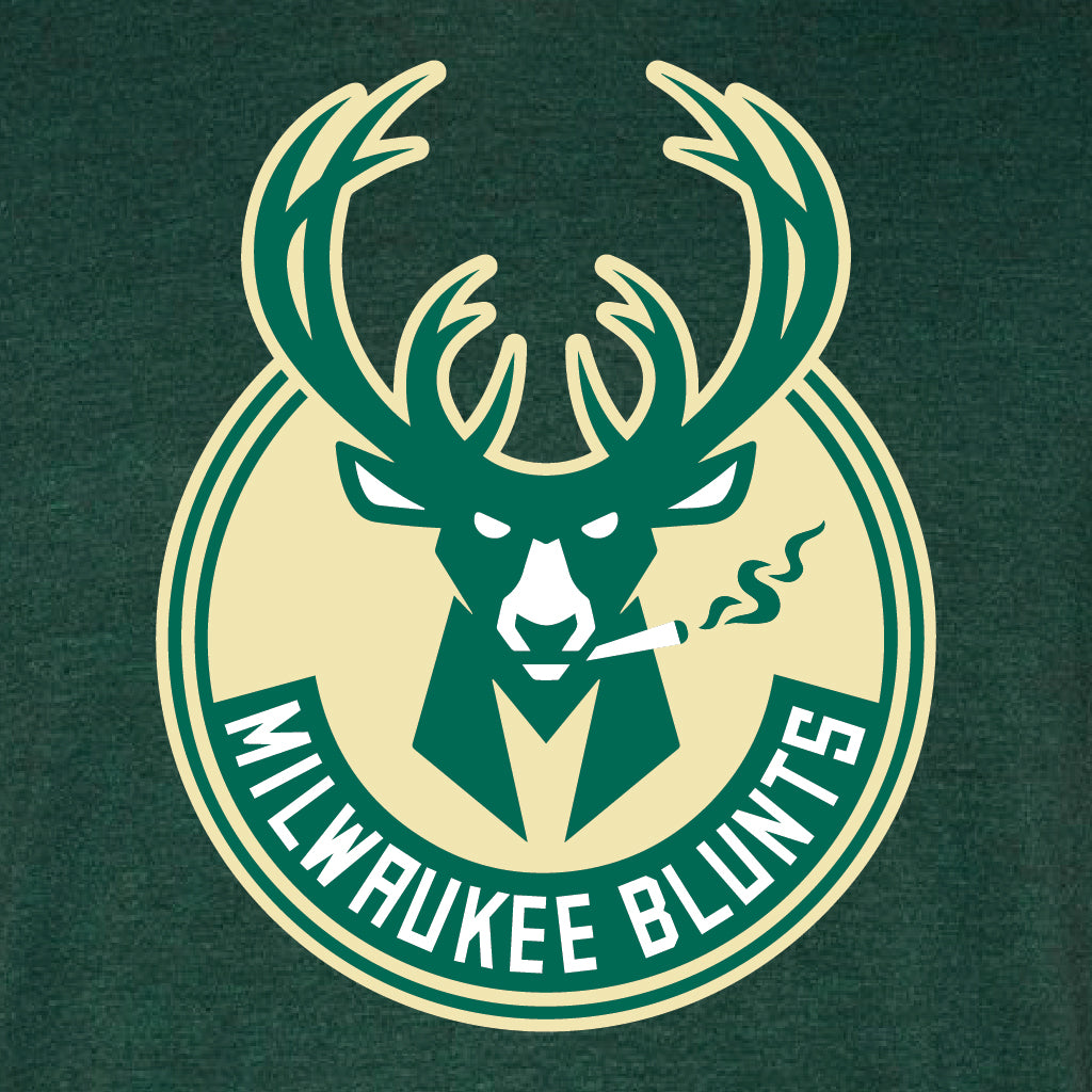 Emerald Milwaukee Basketball  Blunts T-Shirt Unisex