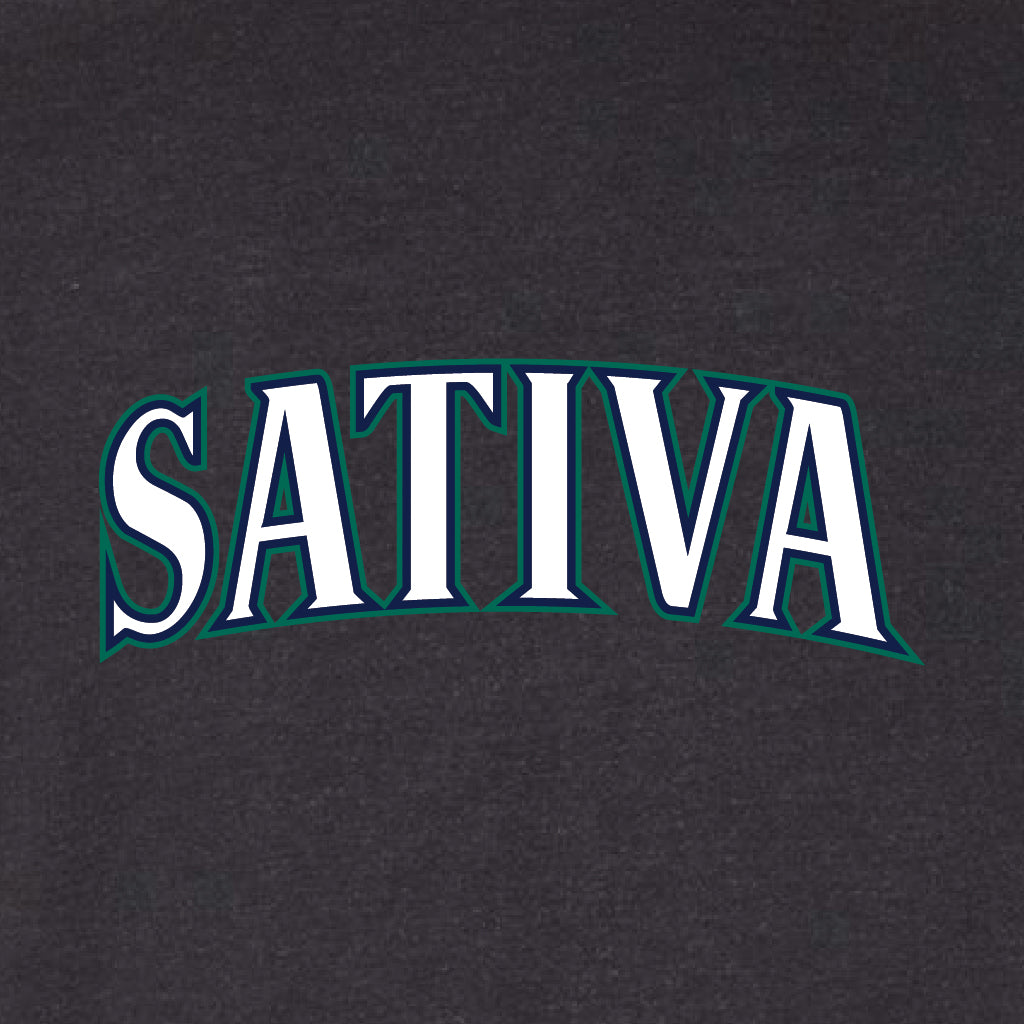 Black Heather Seattle Baseball Strain T-Shirt Unisex