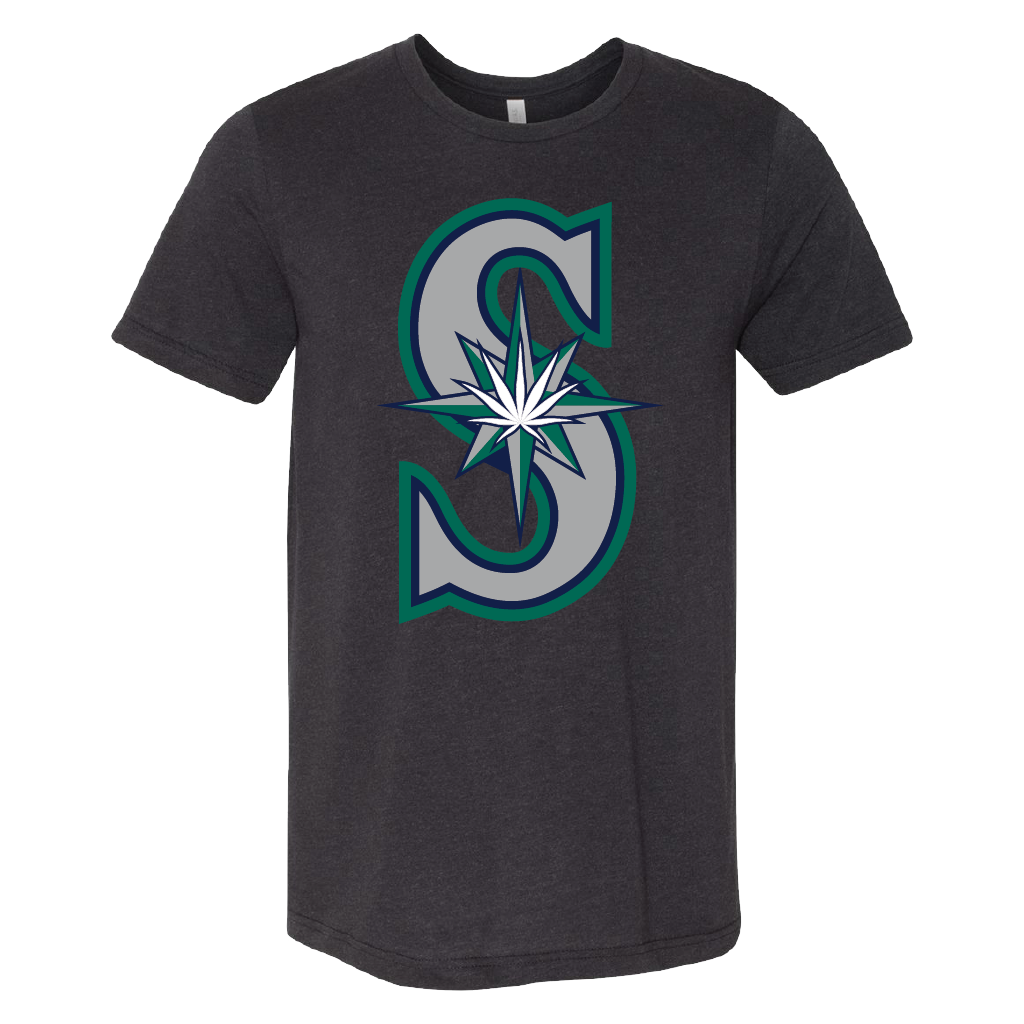 Black Heather Seattle Baseball Strain T-Shirt Unisex